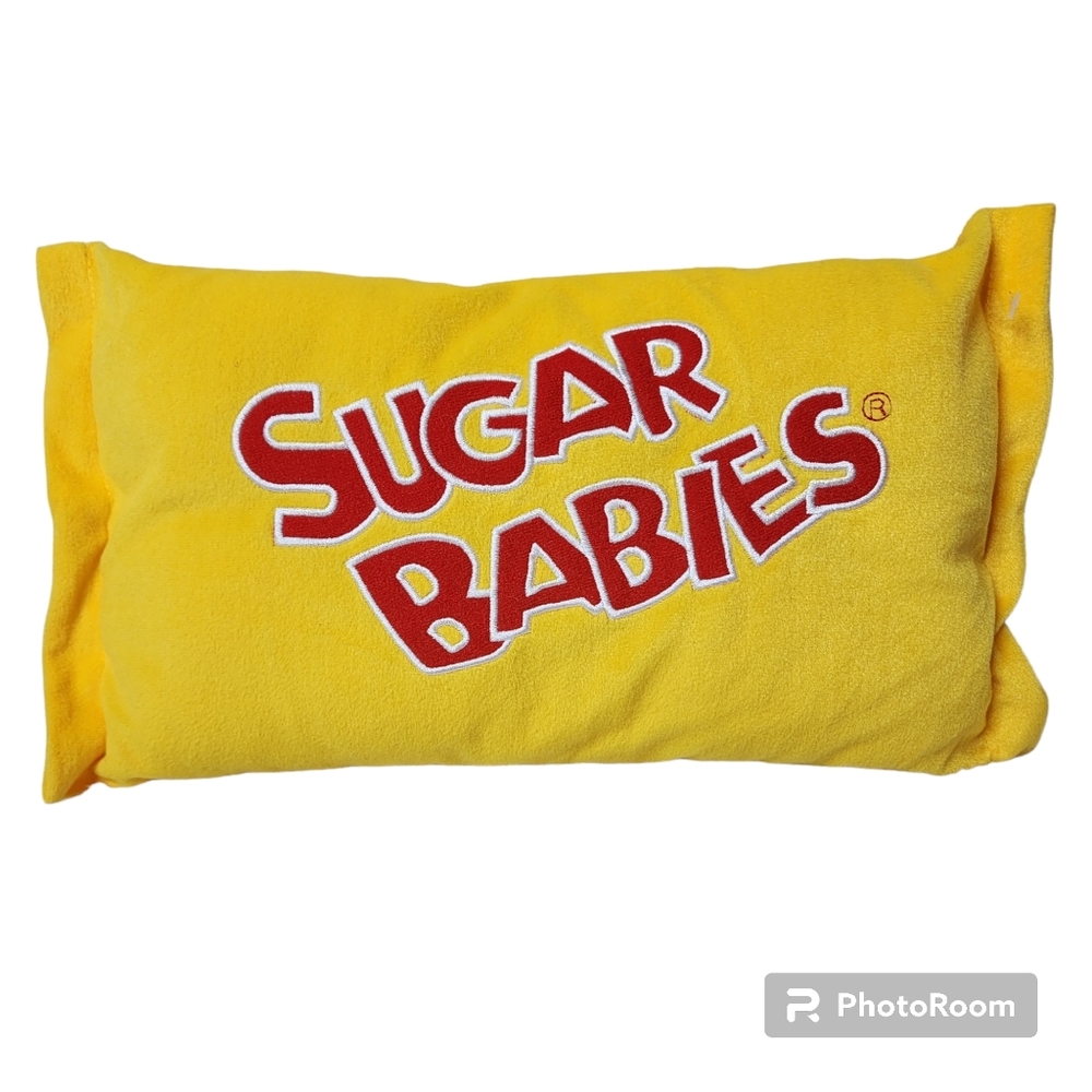 Good Stuff mini pillow sugar babies yellow red stuffed candy decor - Picture 5 of 5